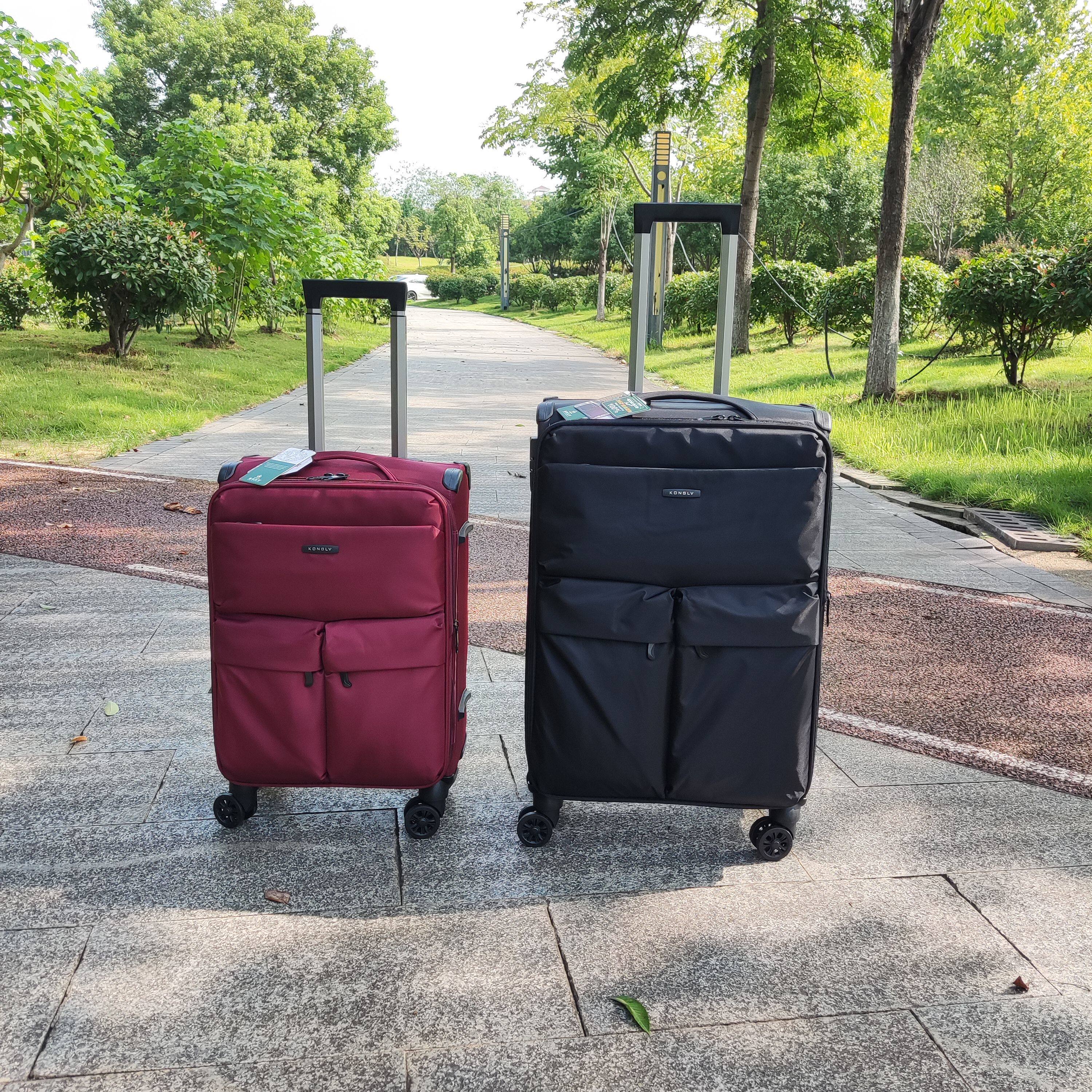 2024超轻旅行箱牛津布无钢圈时尚拉杆箱布箱万向轮静音轮行李箱