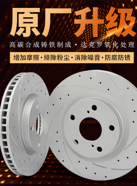 DICASE原厂汽车刹车盘适用于东风本田哥瑞竞瑞前轮刹车盘