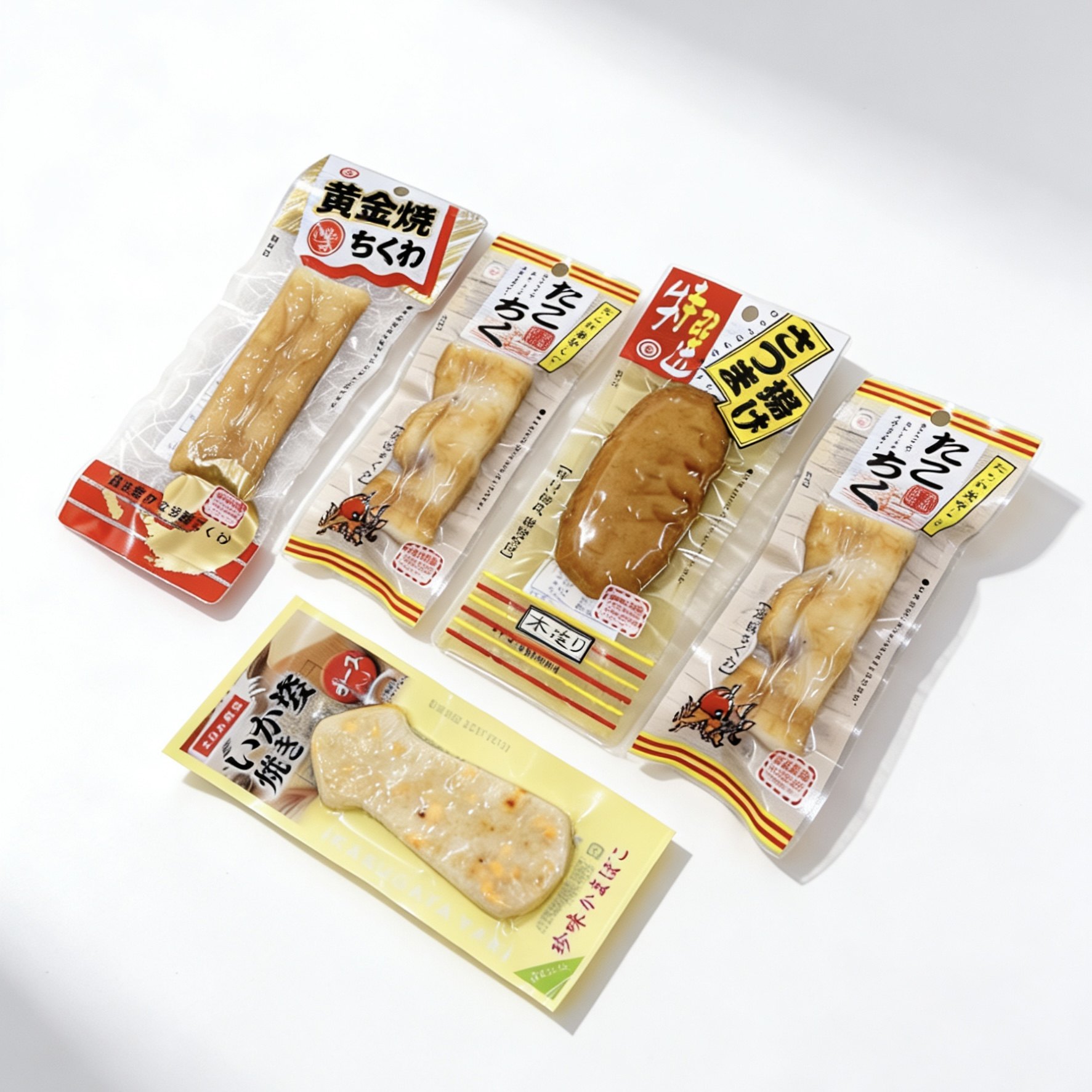 原装代购丸玉章鱼竹轮即食鱼零食独立小包装真空包装日本风味