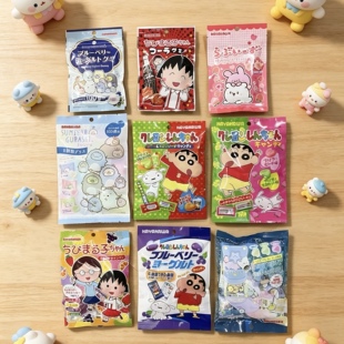 日本进口早川制果Hayakawa蜡笔小新爱心水果硬糖喜糖hiikawa卡哇