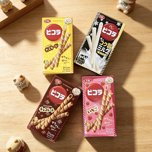 YBC日本进口多口味夹心饼干盒装