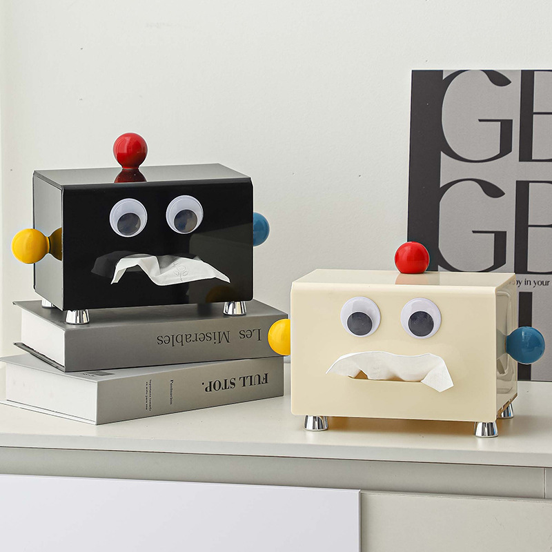 创意抽纸巾盒客厅高档轻奢茶几摆件桌面餐巾纸收纳盒卫生间纸抽盒