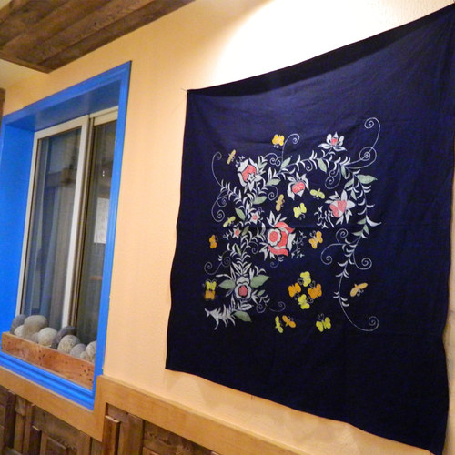 国家非遗纯手工墙贴桌布