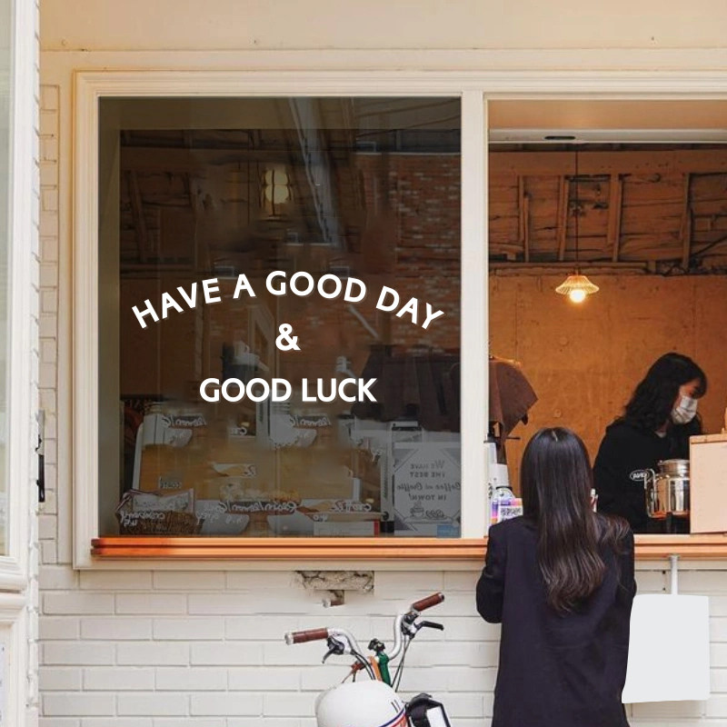 简约ins英文字母背景墙贴纸 奶茶服装咖啡店铺橱窗玻璃门贴防撞,家居饰品,软装墙贴,淘宝优惠券,粉丝福利购,淘宝优惠卷