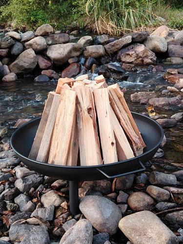 篝火盆子户外露营篝火盆烤火取暖炉庭院火炉大号炉子