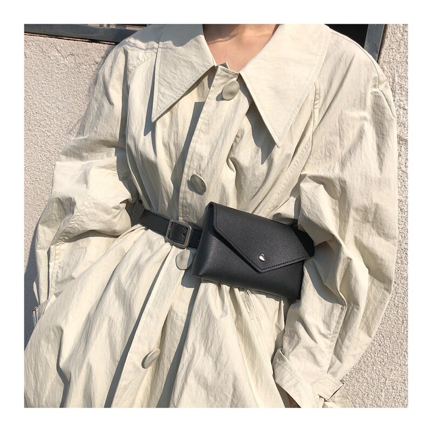 腰包女高级感时尚手机零钱钥匙腰包韩版新款皮带潮腰带ins风可拆
