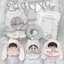 原创棉花娃娃10cm系列海星体娃衣服斗篷捶捶体努努日常公仔娃衣