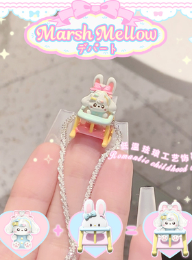 原创beads 小狗珐琅串珠镀银珐琅手镯手链新款女款小众精致高级感