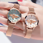 气质防水ins风大学生石英表女式 DOM腕表新款 皮带手表小众轻奢时尚