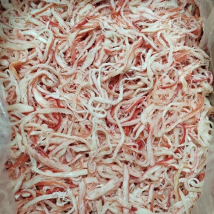 山东特产龙口万顺昌碳烤鱿鱼丝红色即食鱿鱼丝5千克一箱