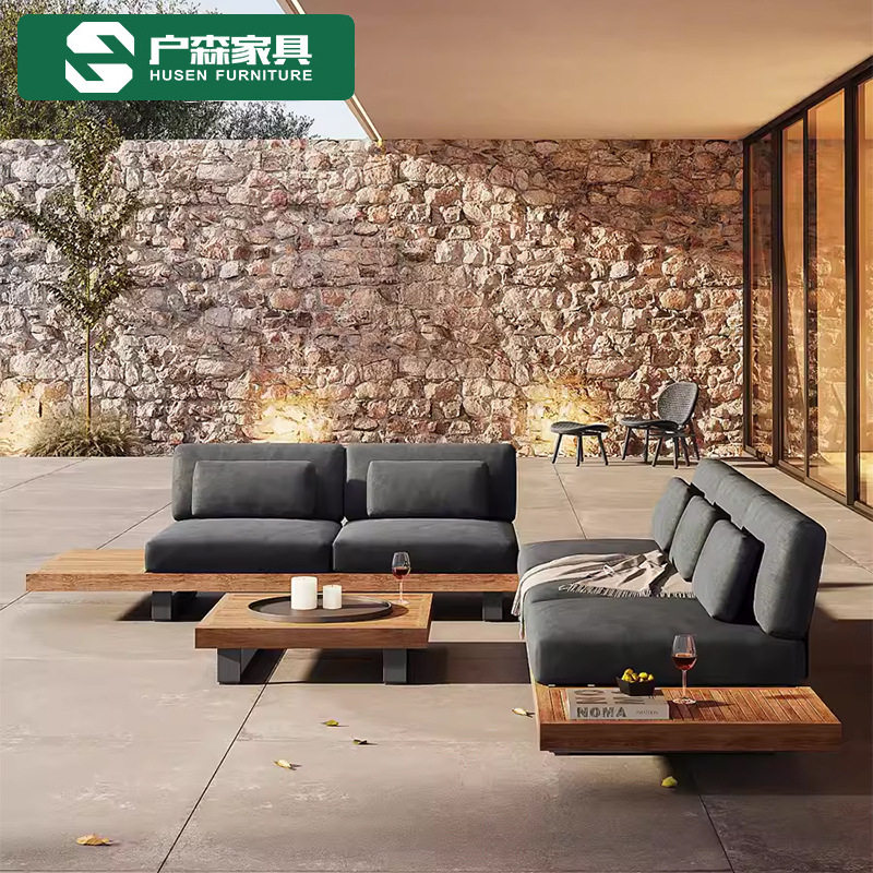 户外沙发庭院花园别墅实木防雨防晒藤编茶几露天阳台休闲酒店组合,住宅家具,户外沙发,淘宝优惠券,粉丝福利购,淘宝优惠卷