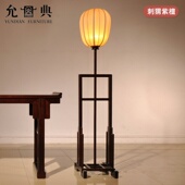 允典红木家具花梨木刺猬紫檀黑紫檀红酸枝明式 宫灯架落地