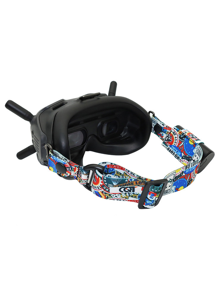 고정 스트랩과 빛 누출 방지 스폰지 패드가 있는 DJI DJI FPV|AVATA 횡단 기계 V2 비행 고글에 적합합니다