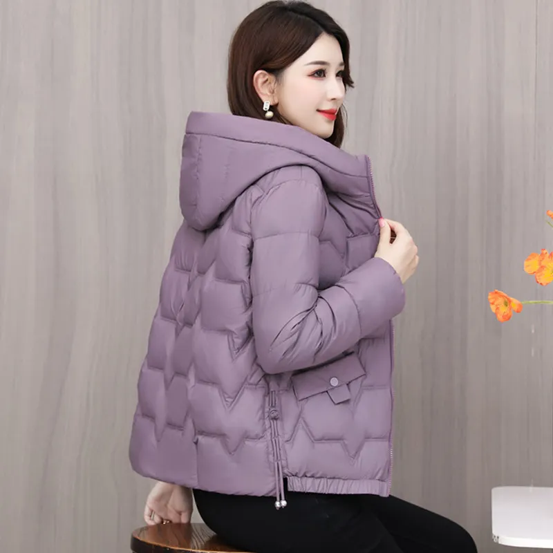 冬装洋气中年羽绒棉服女冬季短款棉衣2024年新款女士轻薄保暖棉袄