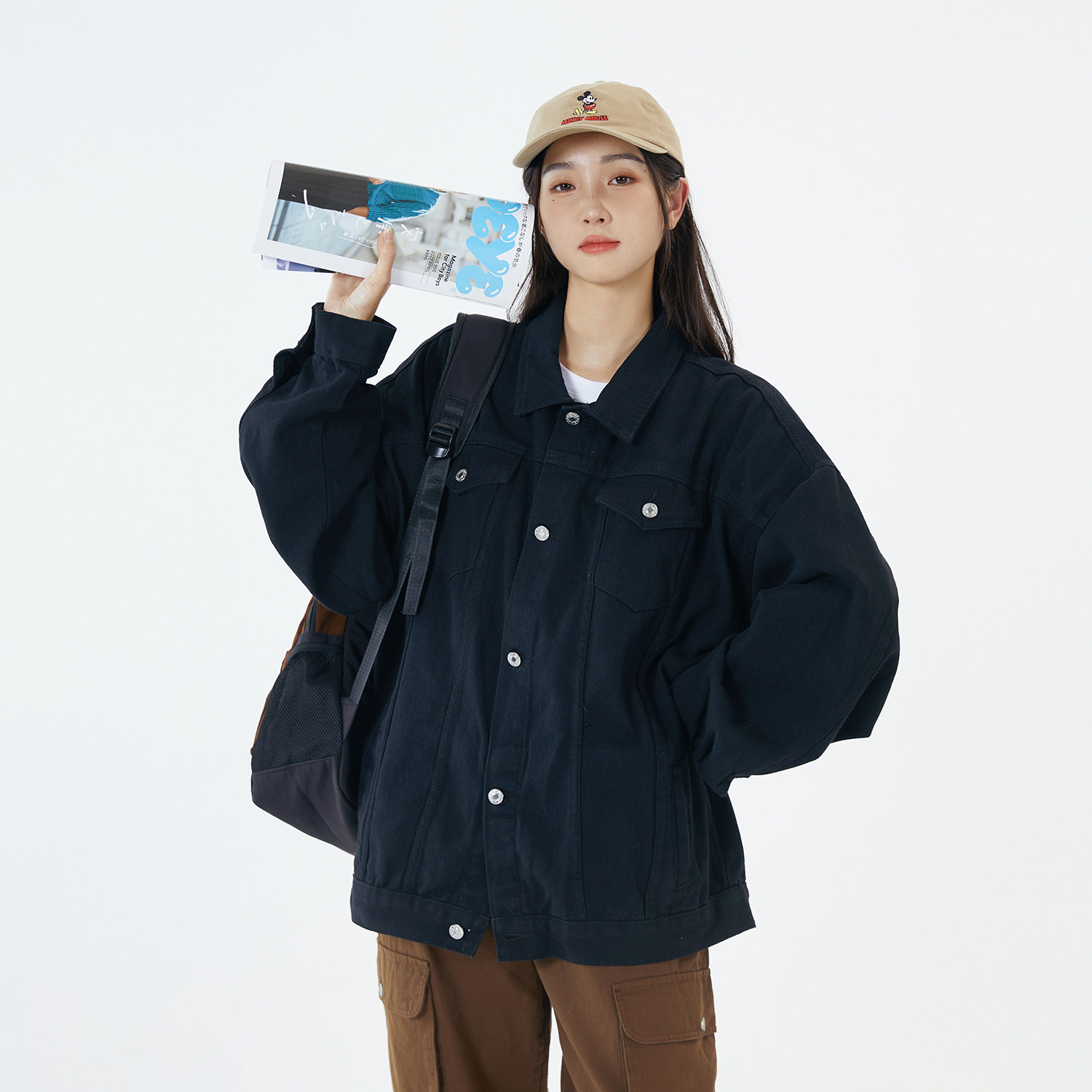 新款纯色工装情侣潮牌牛仔水洗夹克外套N961/P85/128,男装夹克,星座202-3