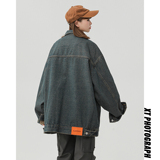 24新款水洗牛仔中性风夹克上衣N77/P85，男装夹克，星座202-3