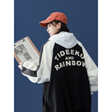 青春撞色棒球服潮流情侣字母夹克上衣9106/P95，男装夹克，星座202-3