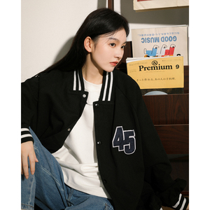 棒球领简约情侣款夹克上衣外套JK328/P90 138图片