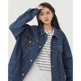 新款多口袋潮流水洗牛仔夹情侣纯色牛仔外套N606/P98，男装工装外套，星座202-3