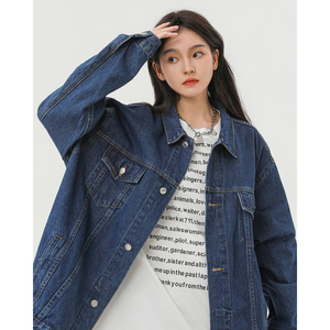 新款多口袋潮流水洗牛仔夹情侣纯色牛仔外套 N606/ P98，男装工装外套，星座202-3