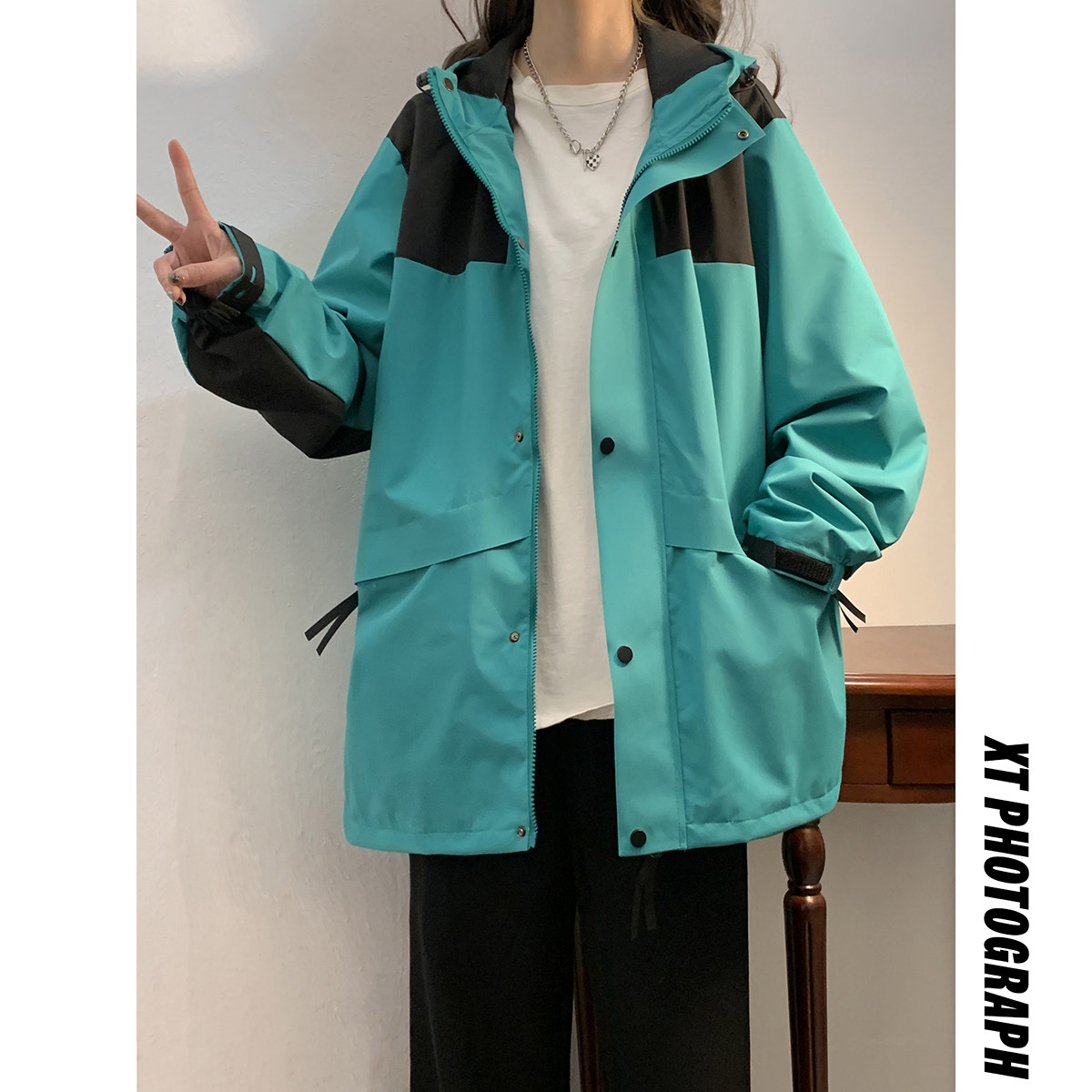2025新款抖音品质情侣款冲锋衣夹克备货充足JK21/P70,男装夹克,星座202-3