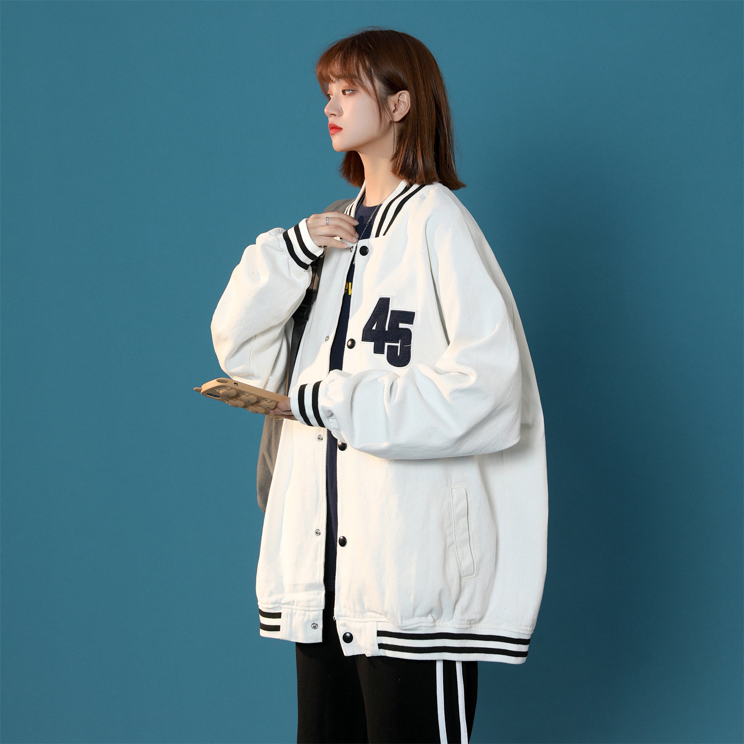 春款中性棒球领简约男女同款夹克上衣外套JK328/P90138,男装夹克,星座202-3