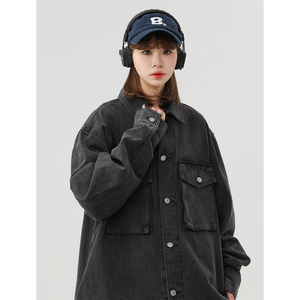 24款 新款水洗牛仔中性潮流衬衫夹克 N22/ P98，男装夹克，星座202-3