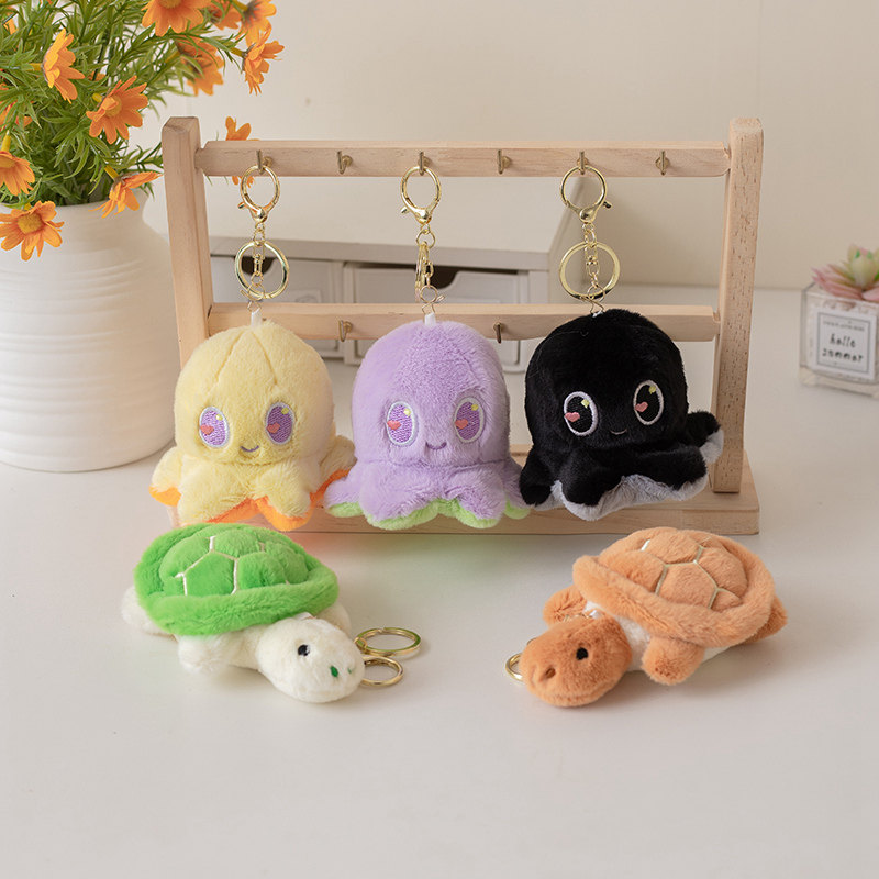 便携男女可爱翻转变脸小章鱼书包挂件情侣钥匙扣挂饰创意玩偶包包,玩具/童车/益智/积木/模型,毛绒/玩偶/公仔/布艺类玩具,淘宝优惠券,粉丝福利购,淘宝优惠卷