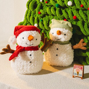 圣诞节萨米小雪人玩偶睡觉抱枕娃娃公仔可爱毛绒玩具生日礼物女生