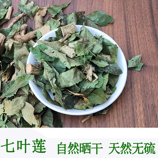 野生七叶莲无硫新货七叶连中药材广西汉桃叶鹅掌藤七加皮七叶藤