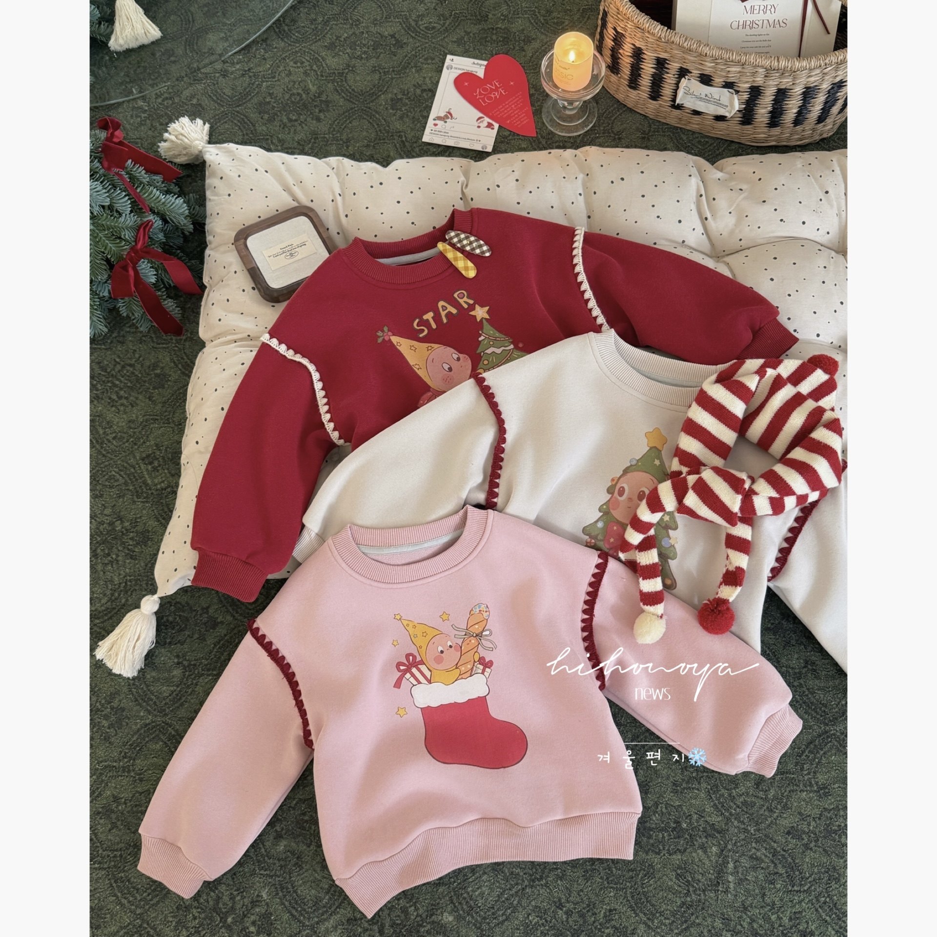 Spring韩国童装2025年冬季新款宝宝卡通圣诞加绒卫衣女童保暖T恤,童装/婴儿装/亲子装,卫衣/绒衫,淘宝优惠券,粉丝福利购,淘宝优惠卷