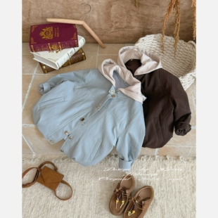 亲子撞色高级感重工外套女童夹克衫 新款 2025年秋季 Spring韩国童装