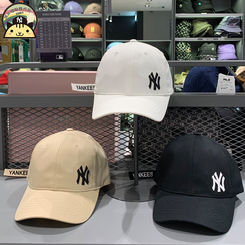MLB帽子韓國正品2021春夏NY洋基隊小標刺繡男女可調節飄帶棒球帽在類目 服飾配件/皮帶/帽子/圍巾, 帽子中 - 來自Buy2taobao.com提供專業的淘寶代購服務