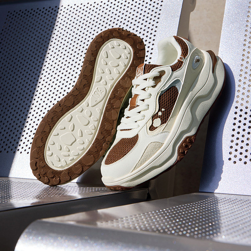 桃酥361运动鞋男2026新款春季网面休闲鞋时尚潮流复古男鞋鞋子