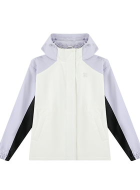 361度女装2024冬季新款绒里风衣宽松舒适运动外套