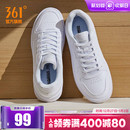小白鞋 板鞋 2025秋冬百搭空军一号鞋 加绒运动鞋 女 子休闲鞋 361男鞋