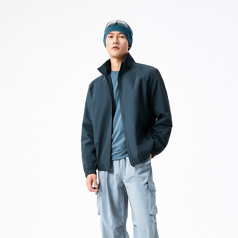 361运动风衣男2026春季运动立领夹克男子户外登山徒步防风外套新