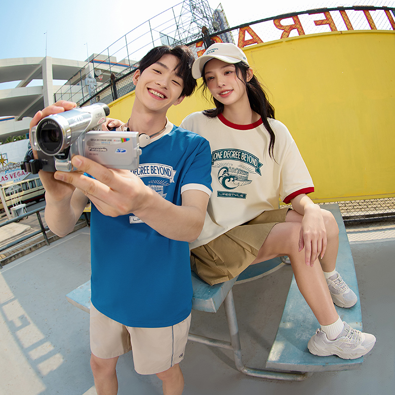 361度男女同款运动t恤