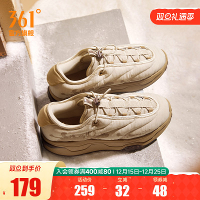 摸鱼鞋361男加绒保暖休闲运动鞋