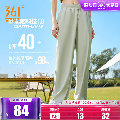 361高弹冰丝透气防晒裤女