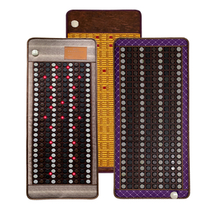 玉石美容光子加热床垫托玛琳砭石麦饭石赭石磁疗双温双控电理疗垫