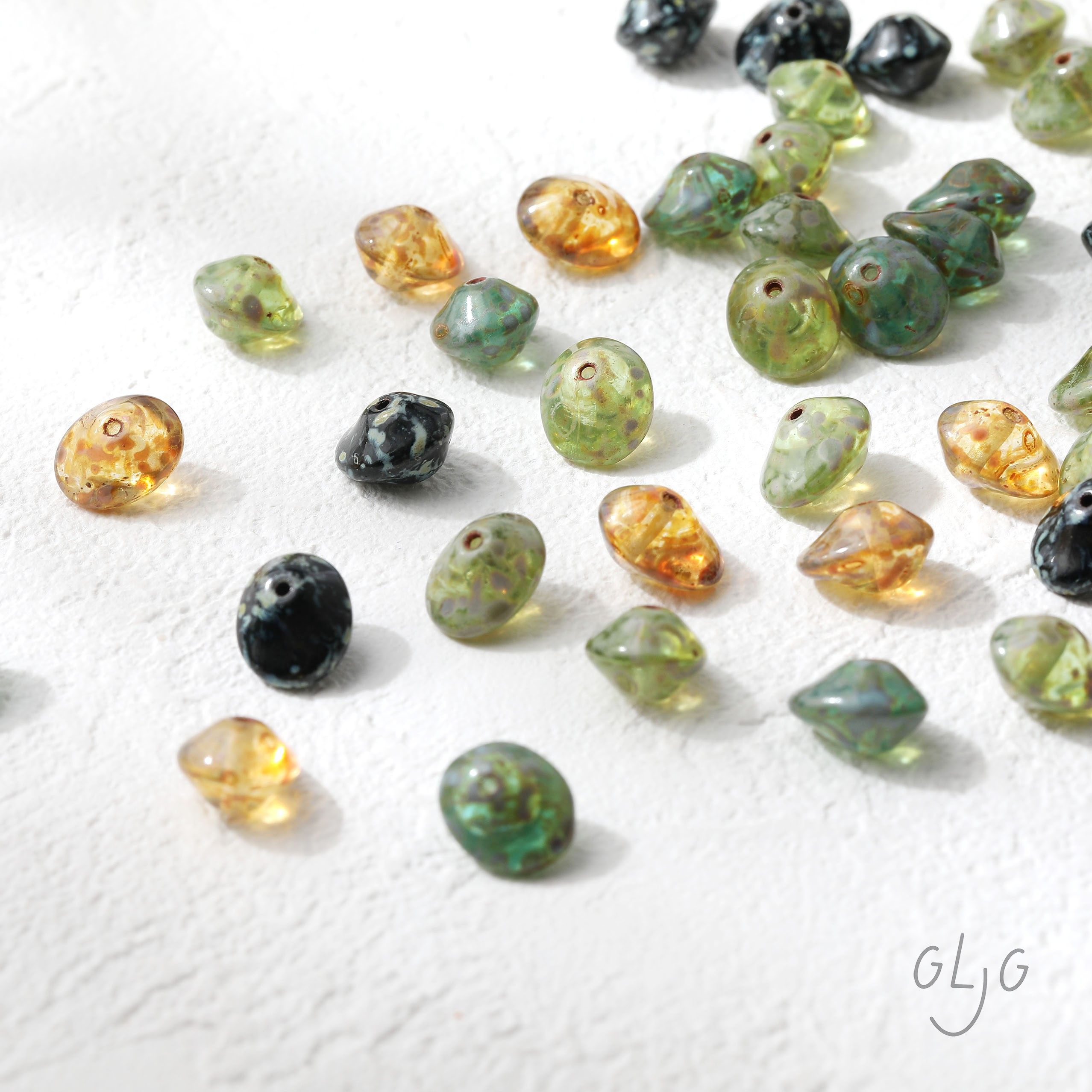 进口捷克珠 扁椭圆油画花园色系透明直孔珠diy手作串珠材料配件,饰品/流行首饰/时尚饰品新,其他DIY饰品配件,淘宝优惠券,粉丝福利购,淘宝优惠卷