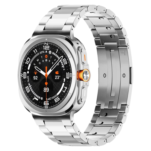 三星手表watch 8 Classic 46mm钛合金属表带纯钛折叠扣表带钛44mm