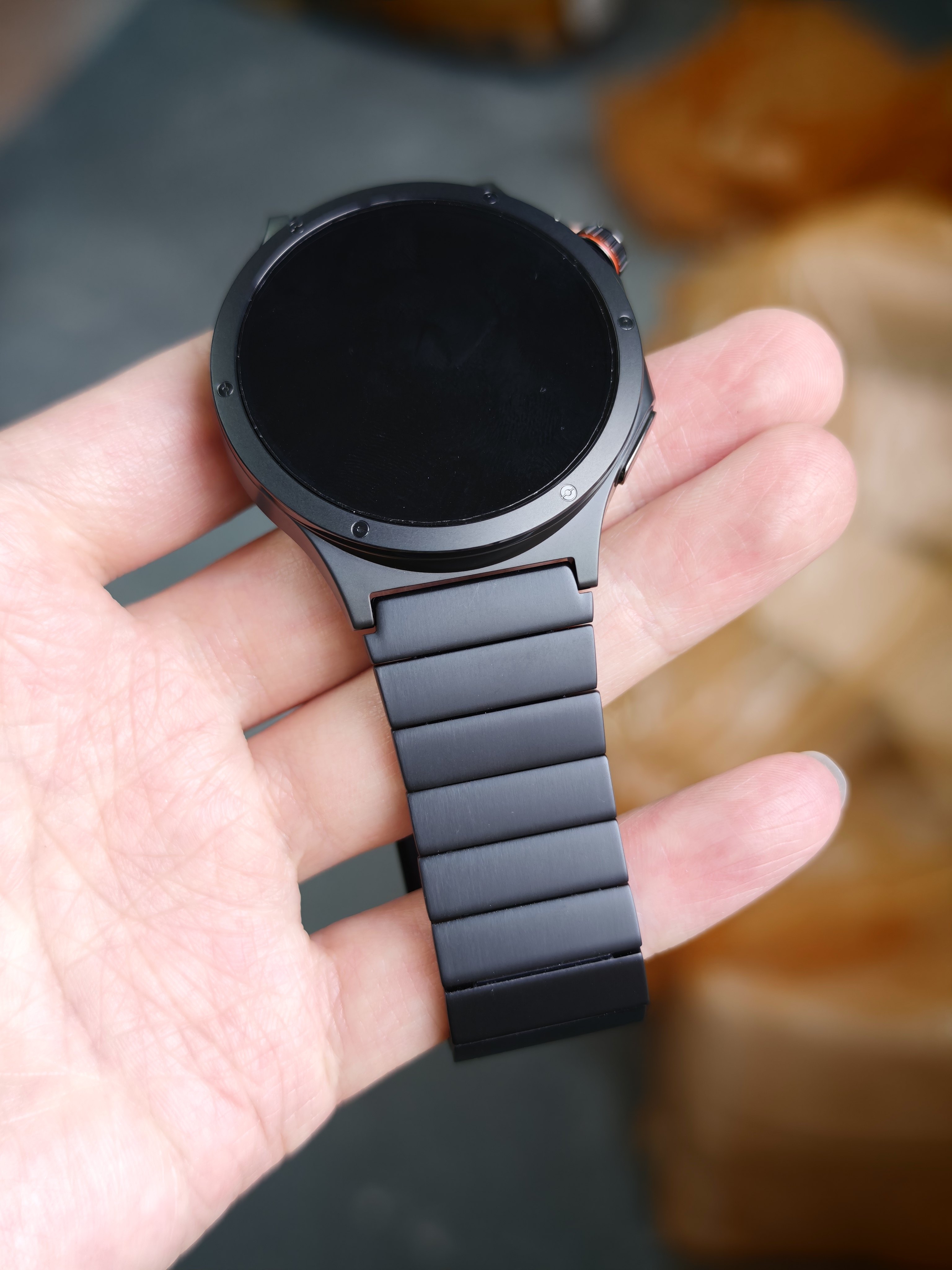 用于Oppo Watch X3表带钛合金属表带竹节快拆调节表带弧形扣