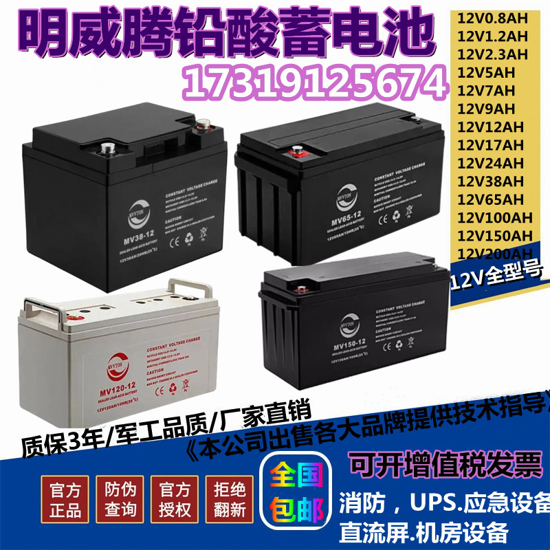 MVVTON明威腾蓄电池消防UPS
