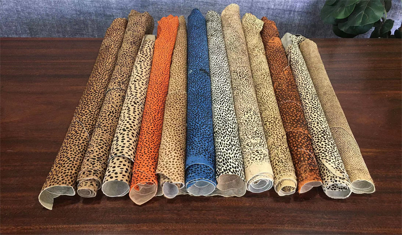 G17306豹纹马毛皮毛一体真皮箱包鞋靴皮具服装面料手工DIY皮料,住宅家具,皮革,淘宝优惠券,粉丝福利购,淘宝优惠卷