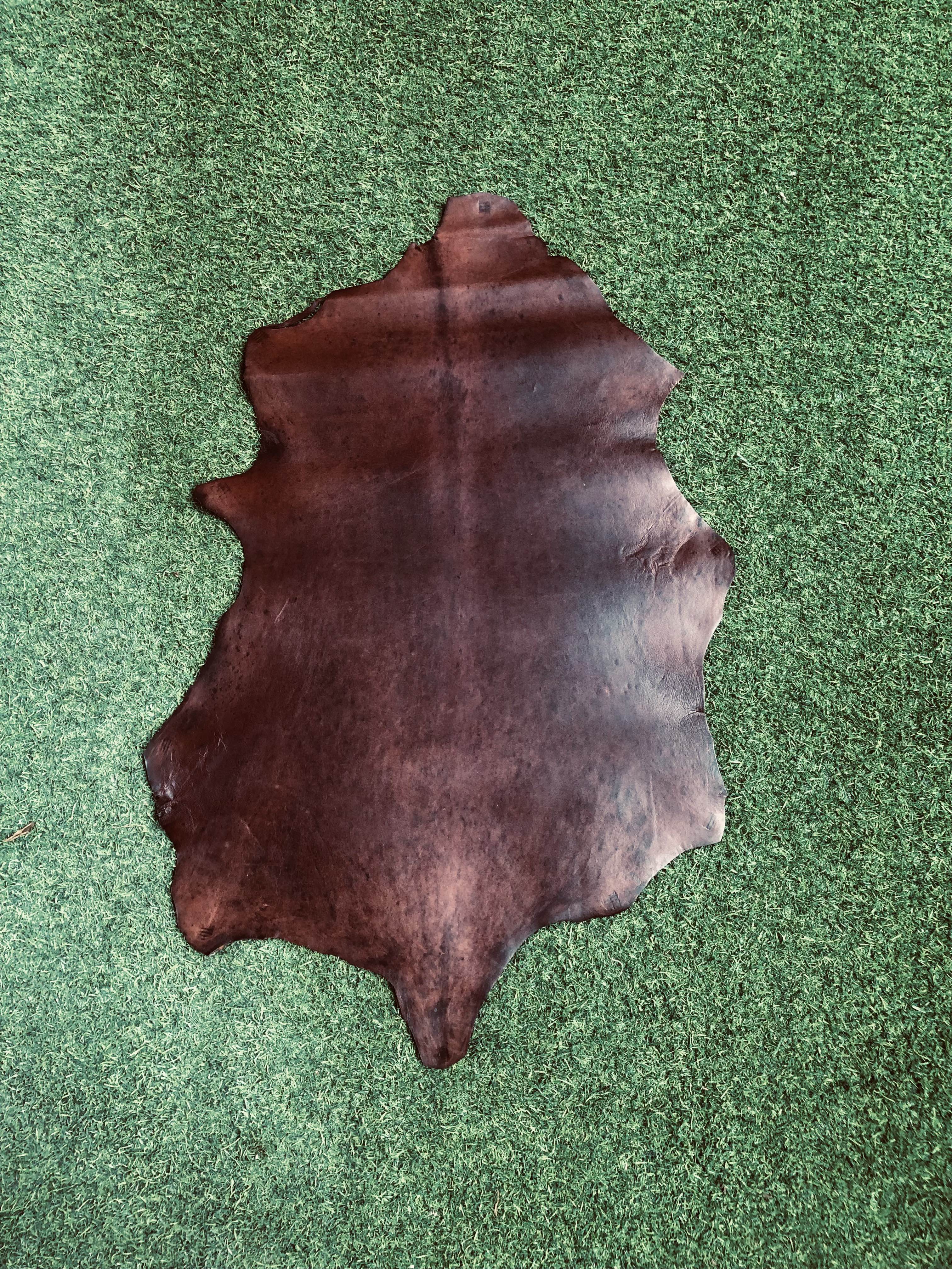 高脂变色油蜡袋鼠皮特种动物真皮球鞋靴箱包皮具手工DIY皮料