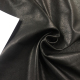 黑色植鞣羊皮真皮手工DIY皮料1mm软服装 料