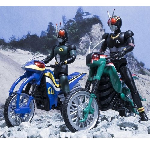 食玩万代掌动假面骑士blackRX