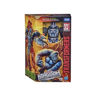 孩之宝 变形金刚 王国 V级 航行家级 黑猩猩队长 擎天圣